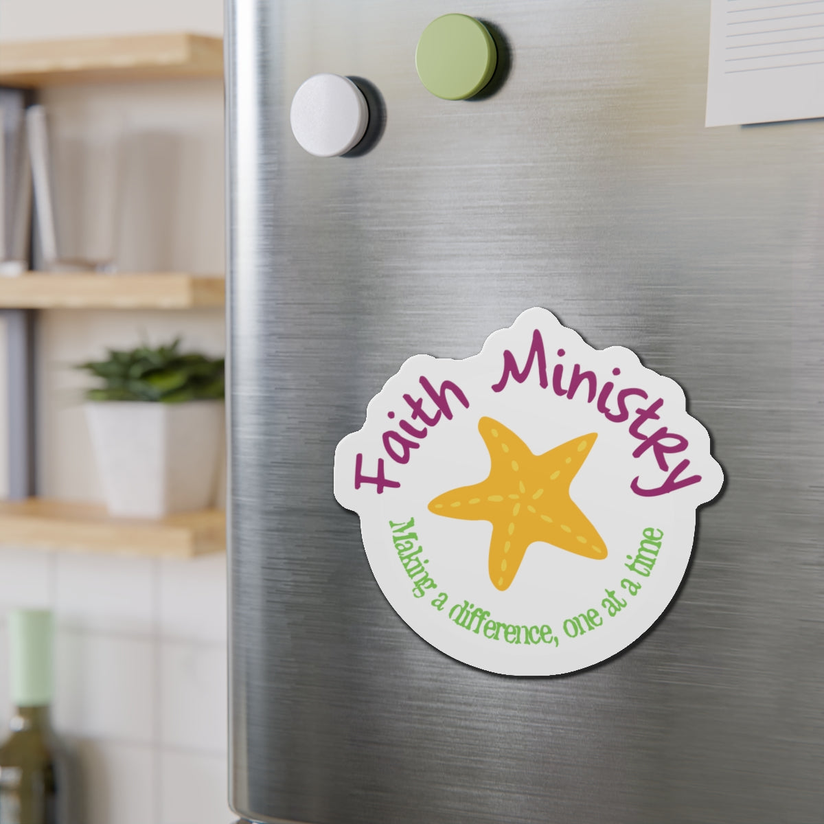 Faith Ministry Logo Magnets