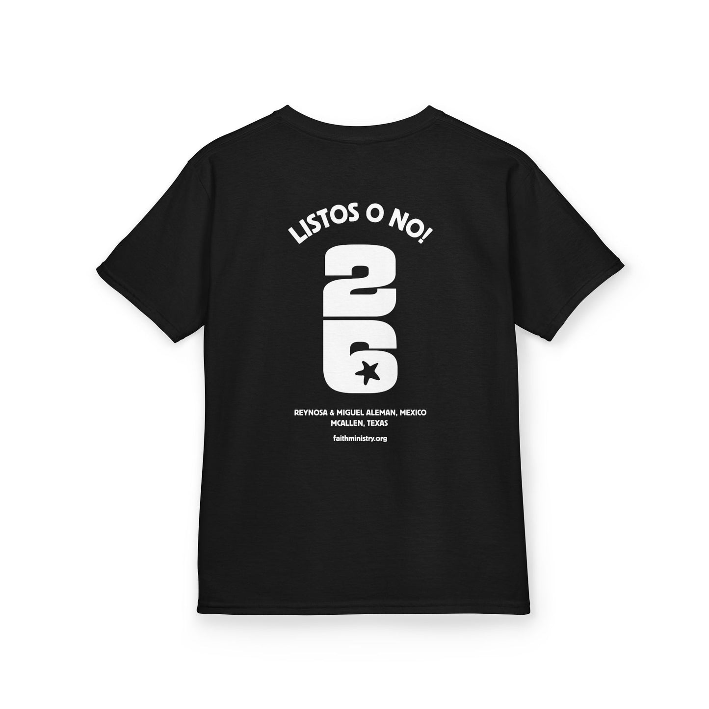 2026 Kids' T-Shirt: "Listos o No"