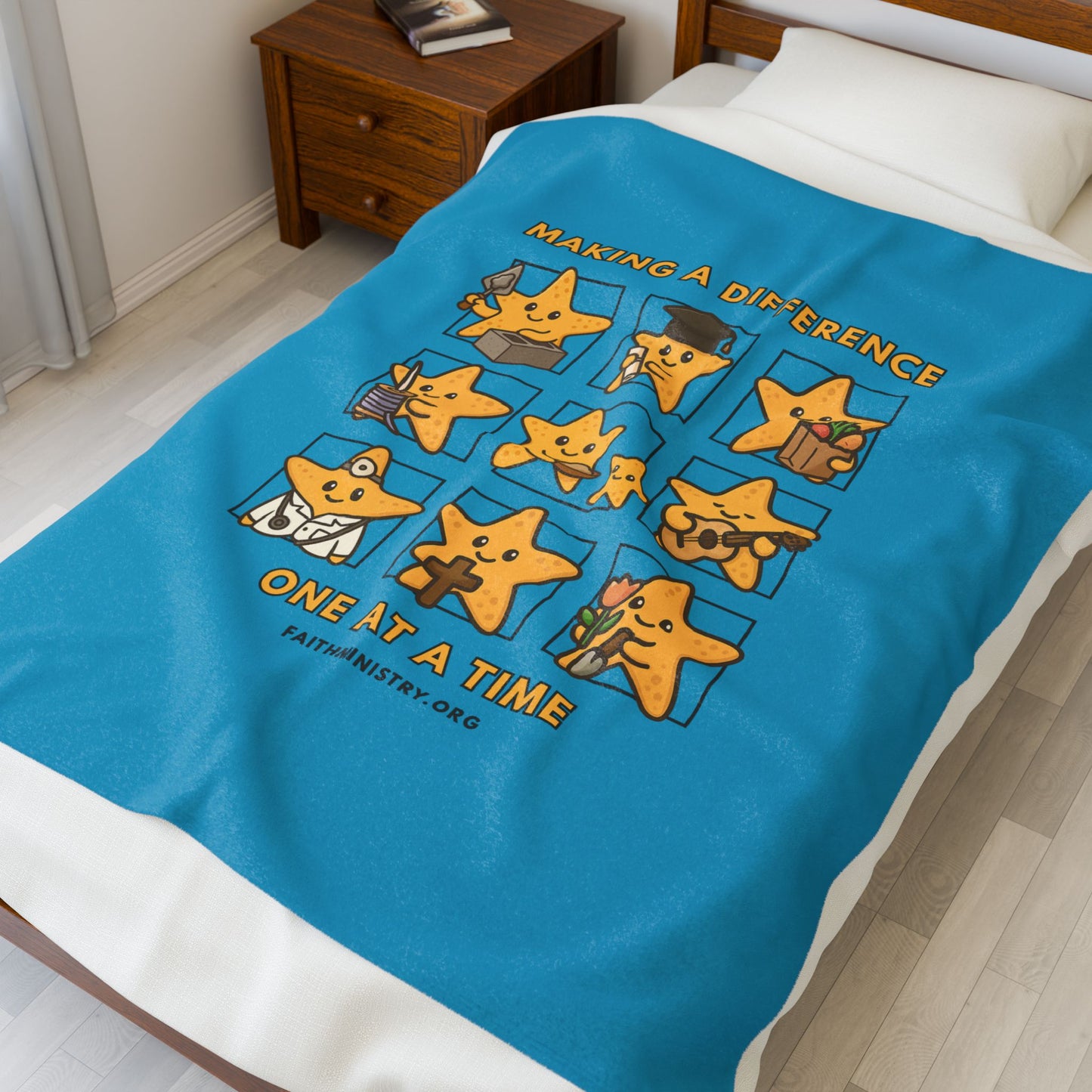 Starfish Buddies Blanket