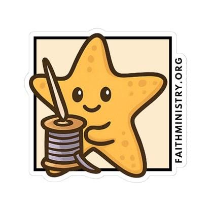 Starfish Sticker: Sewing