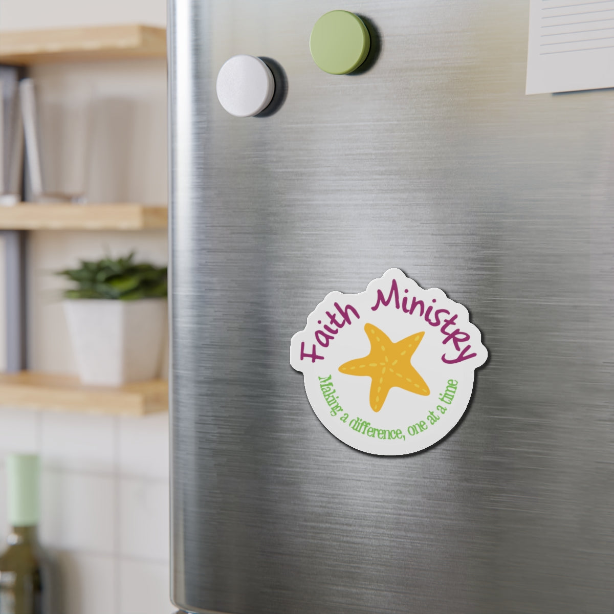 Faith Ministry Logo Magnets