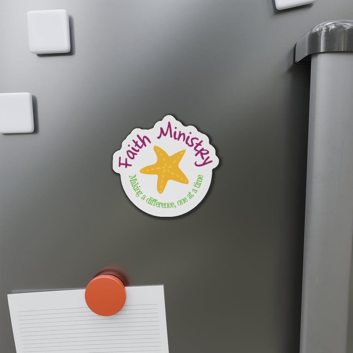 Faith Ministry Logo Magnets