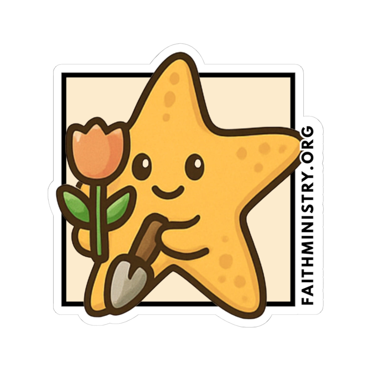 Starfish Sticker: Gardening