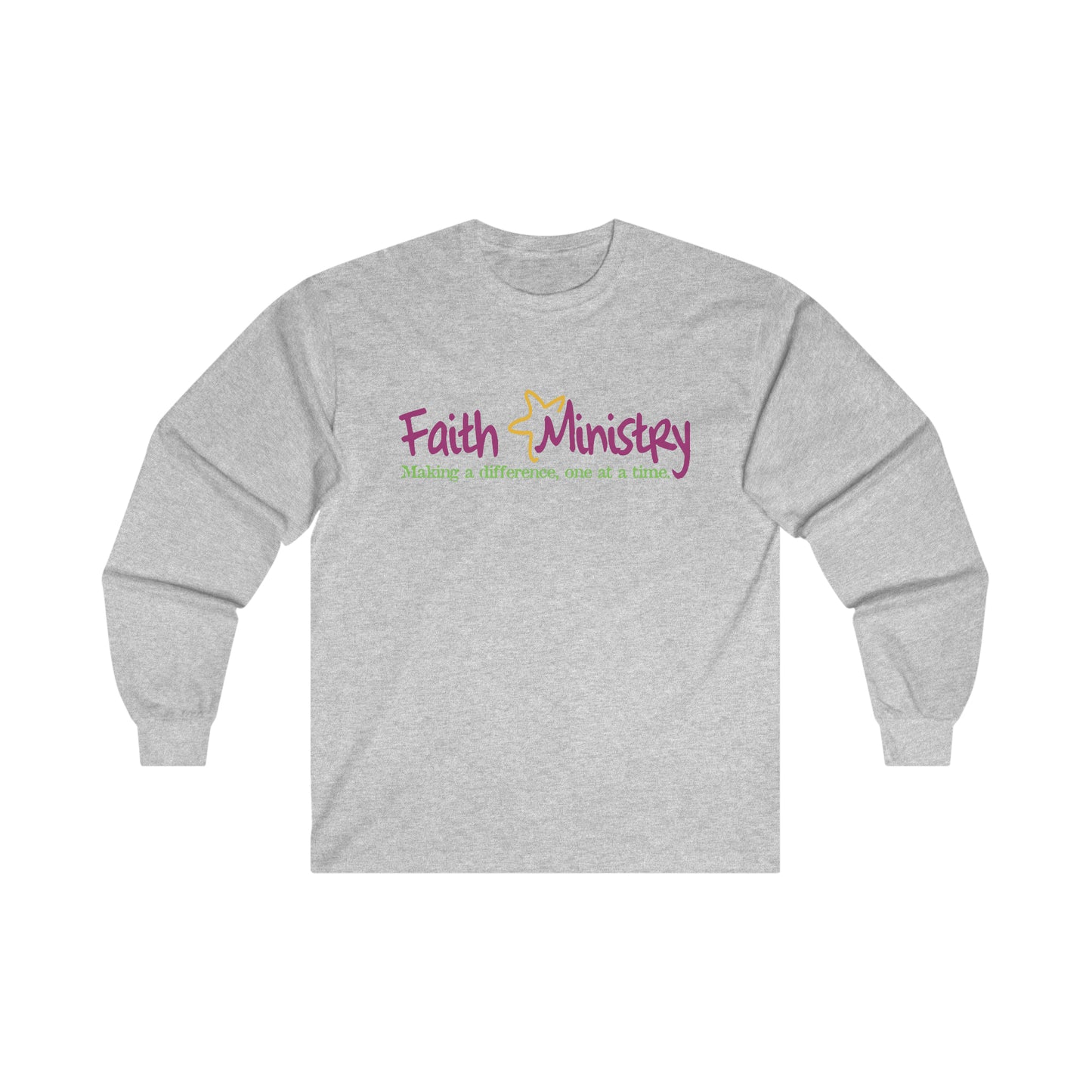 Classic Faith Ministry Logo Long Sleeve Tee