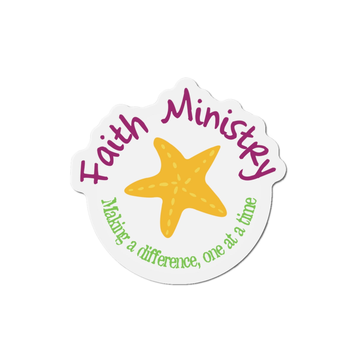 Faith Ministry Logo Magnets