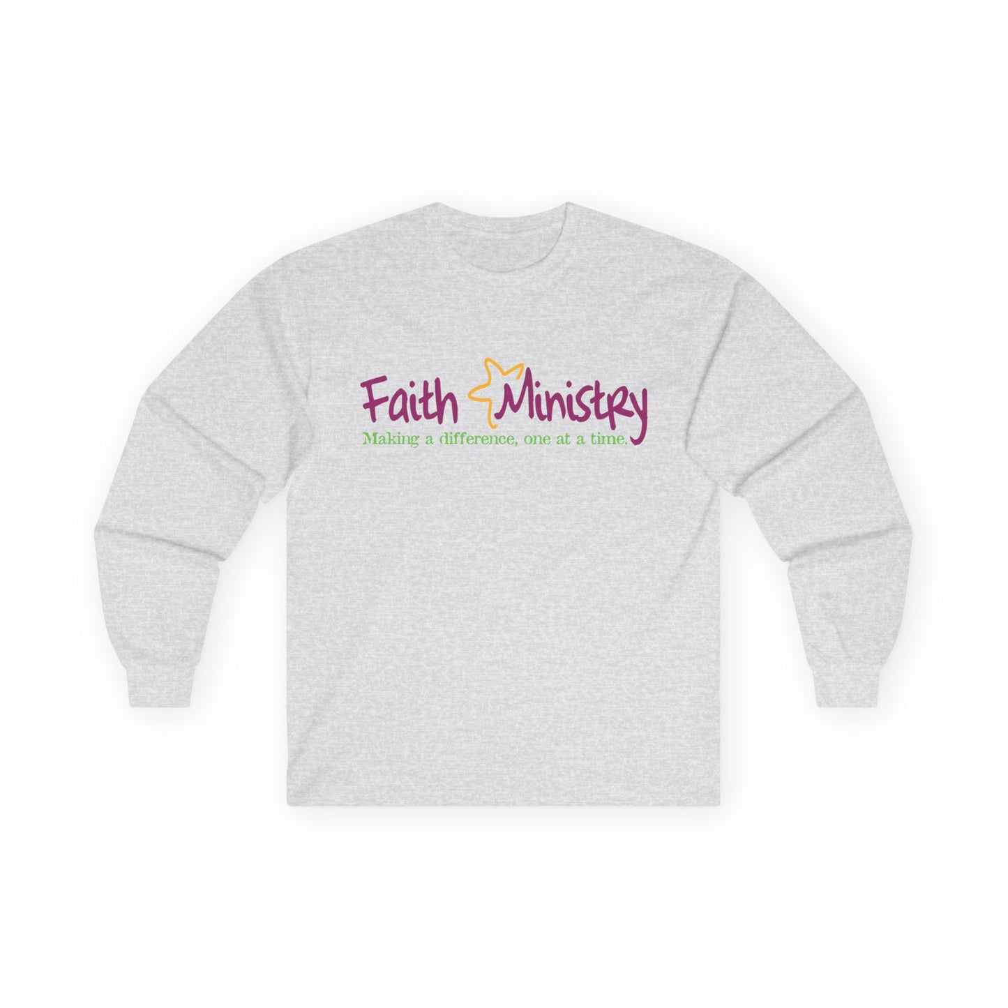 Classic Faith Ministry Logo Long Sleeve Tee