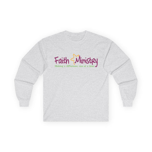 Classic Faith Ministry Logo Long Sleeve Tee
