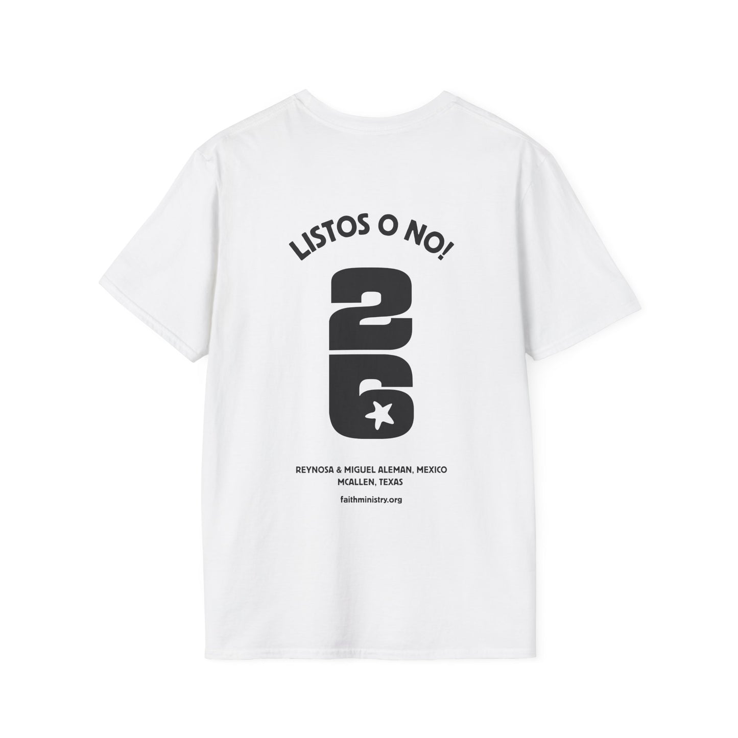 2026 T-Shirt: "Listos o No"