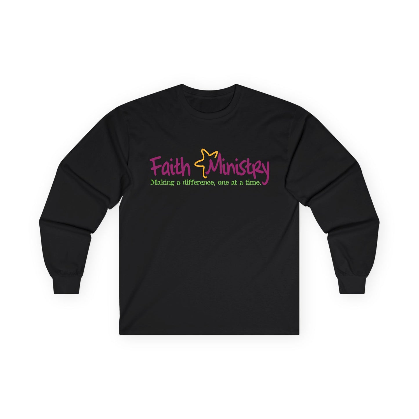 Classic Faith Ministry Logo Long Sleeve Tee