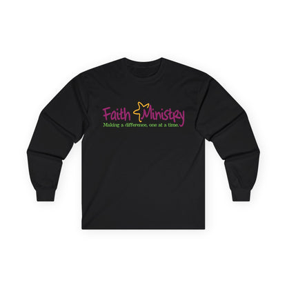 Classic Faith Ministry Logo Long Sleeve Tee