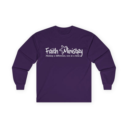 Classic Faith Ministry Logo Long Sleeve Tee