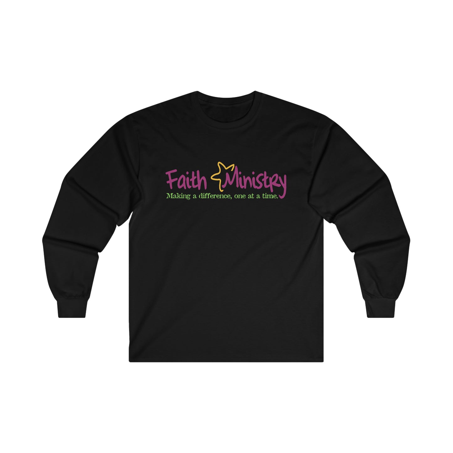 Classic Faith Ministry Logo Long Sleeve Tee