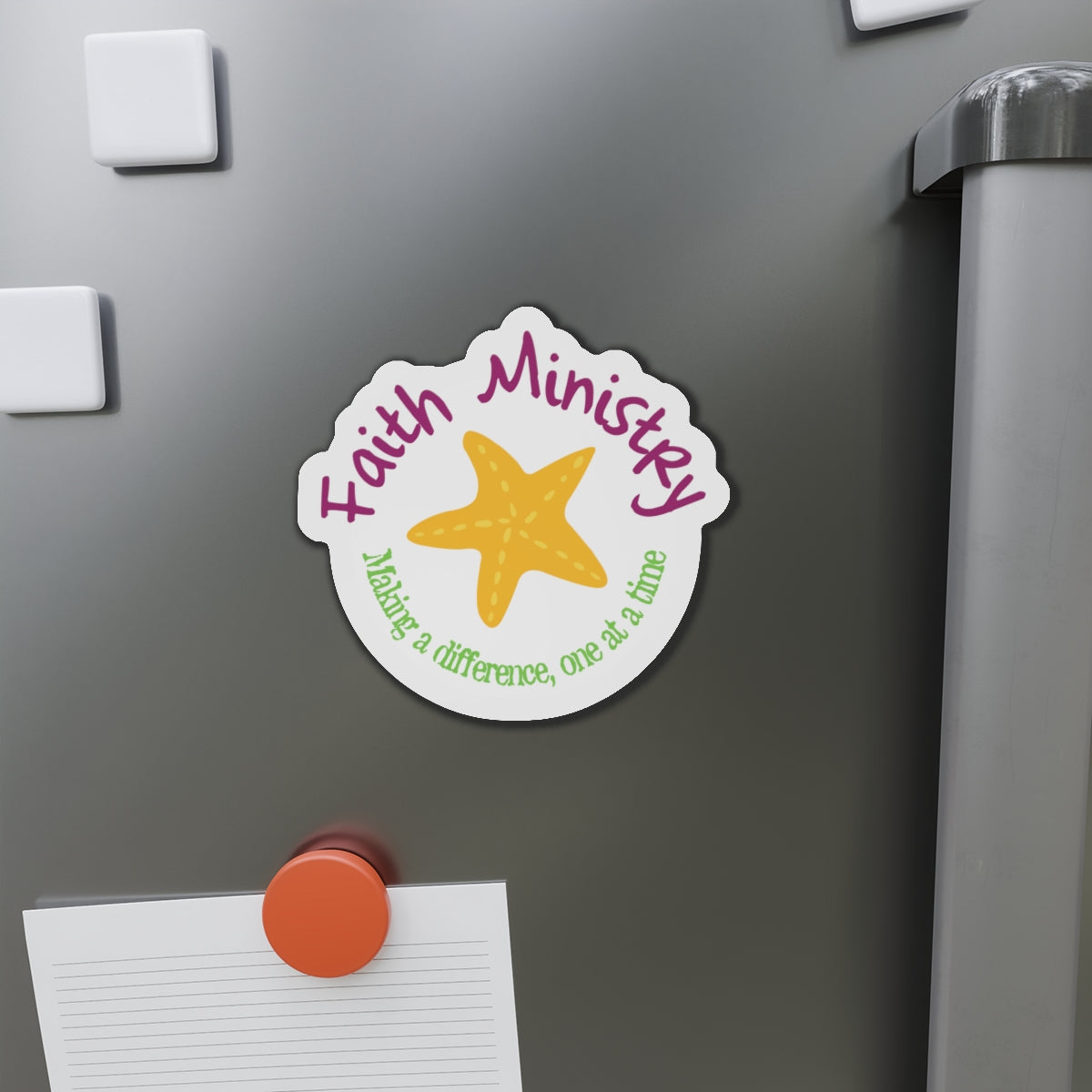 Faith Ministry Logo Magnets