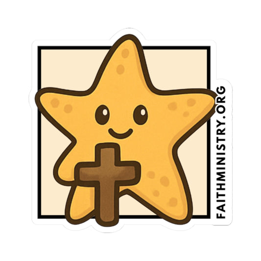 Starfish Sticker: Spreading God's Love