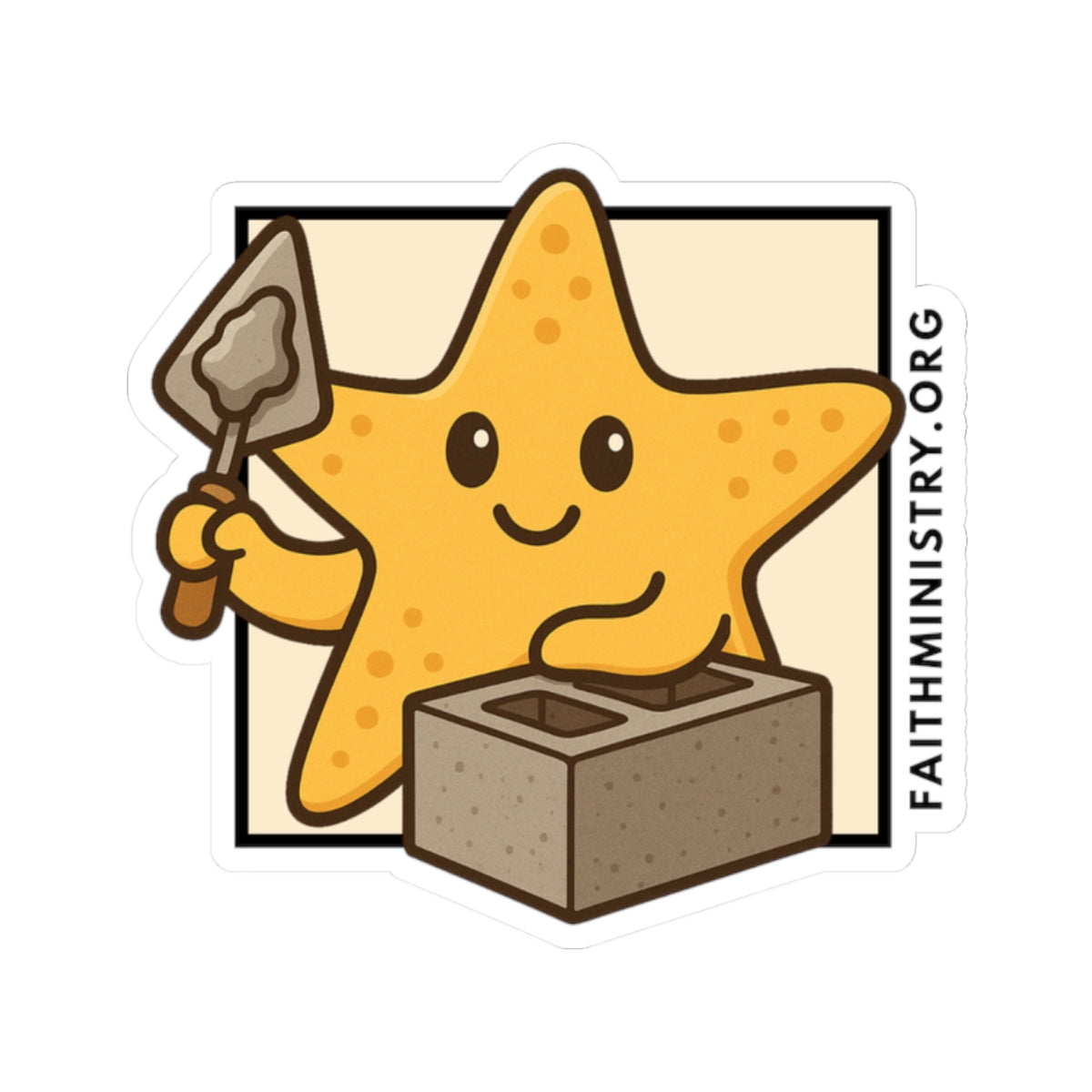 Starfish Sticker: Building Houses