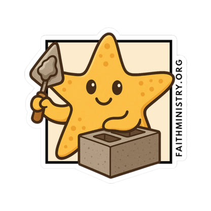 Starfish Sticker: Building Houses