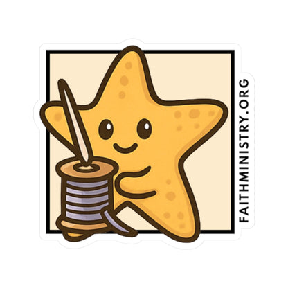 Starfish Sticker: Sewing
