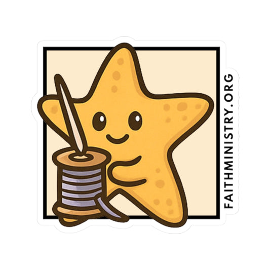 Starfish Sticker: Sewing