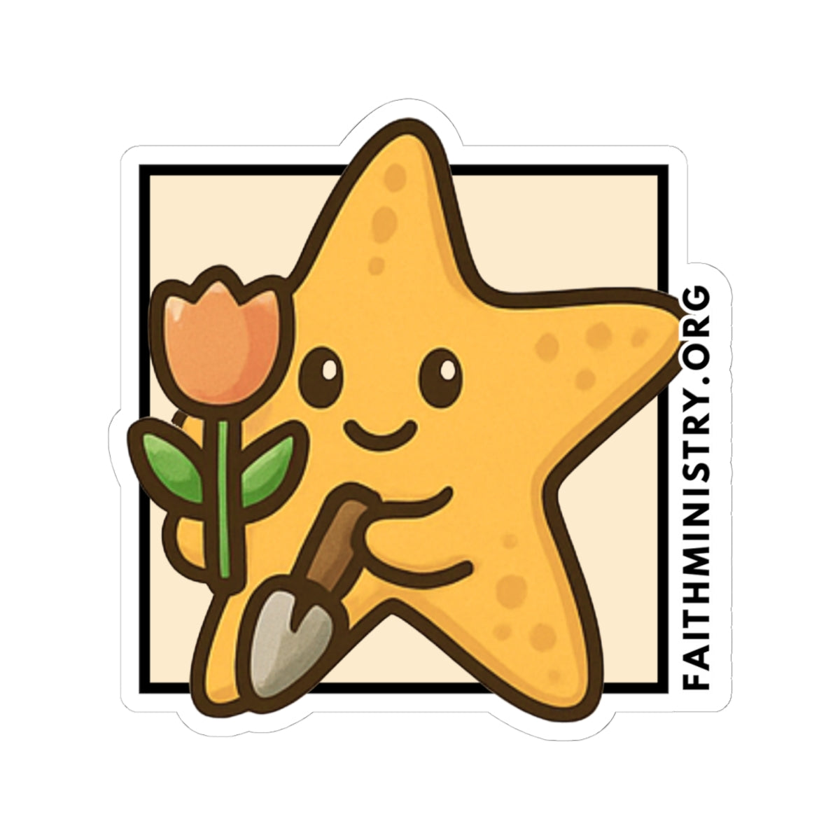 Starfish Sticker: Gardening