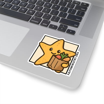 Starfish Sticker: Delivering Grocery Packges