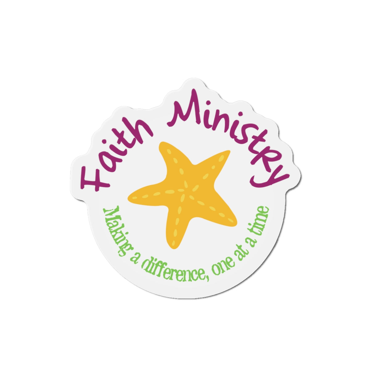 Faith Ministry Logo Magnets