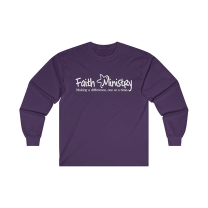 Classic Faith Ministry Logo Long Sleeve Tee
