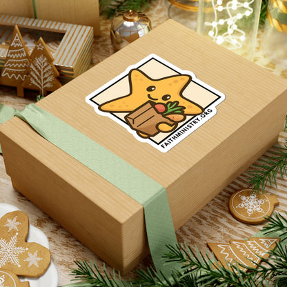 Starfish Sticker: Delivering Grocery Packges