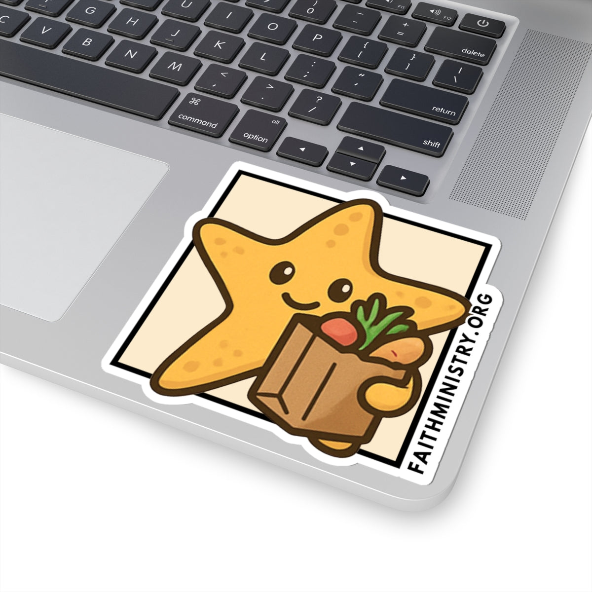 Starfish Sticker: Delivering Grocery Packges